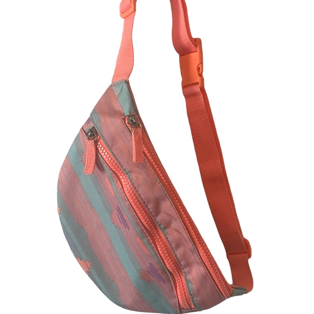 Neon and teal Fanny pack